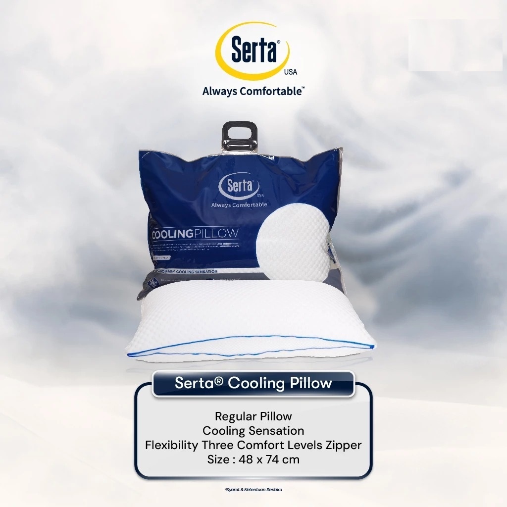 Serta Cooling |  Bantal  Dan Guling Serta