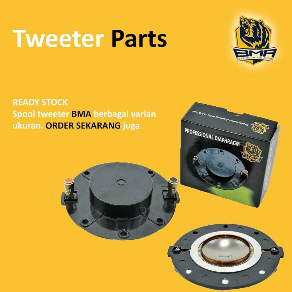 SPULL TWEETER DRIVER D4 BMA / BMA SPULL TWEETER / SPULL DRIVER D4