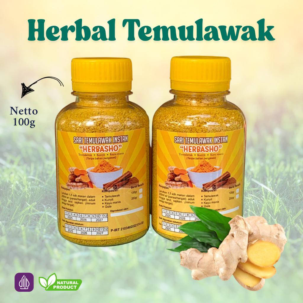 

Minuman herbal Rempah Temulawak Untuk Masalah Lambung Nafsu Makan Anak dll