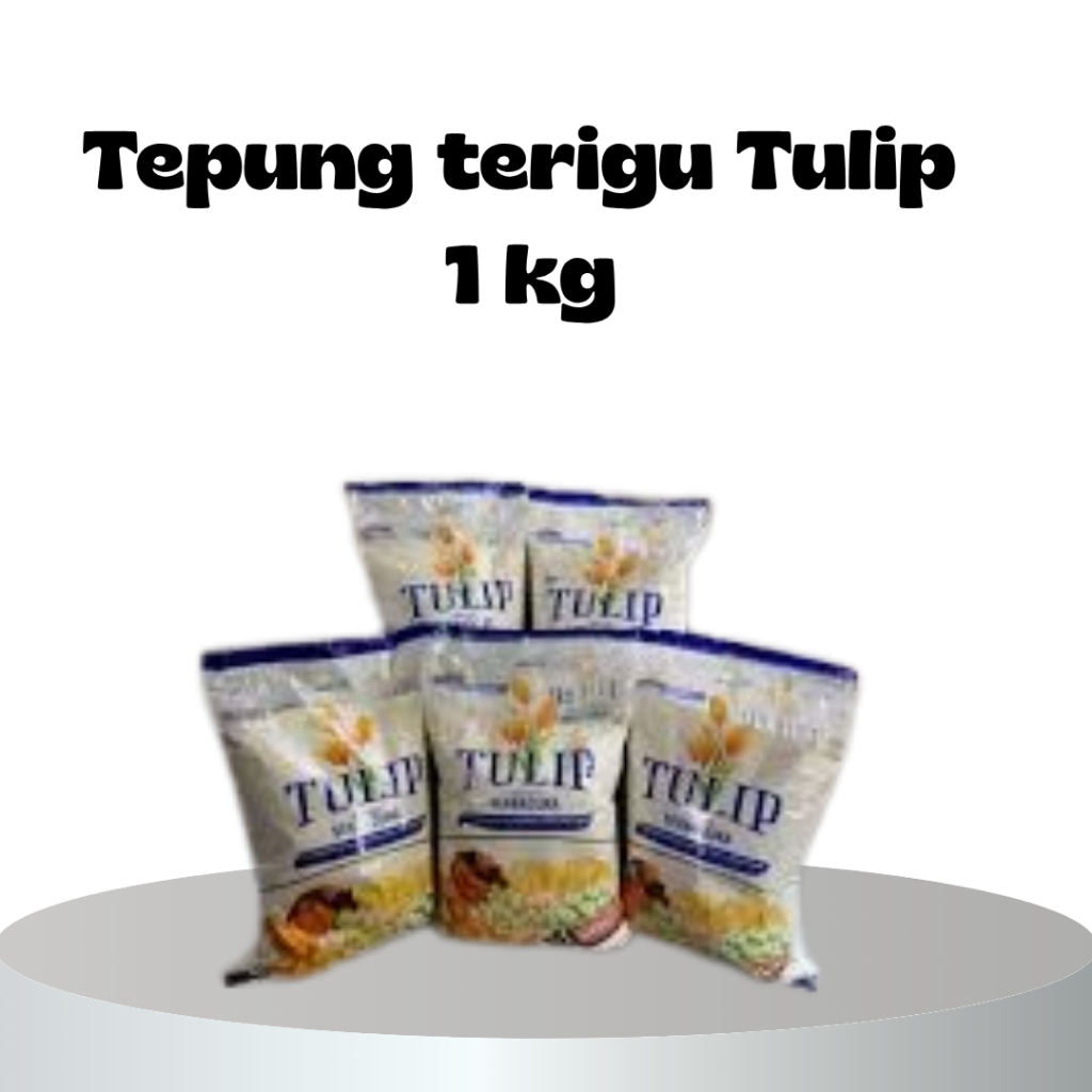 

Tepung terigu cap tulip kemasan 1 kg -1 pcs