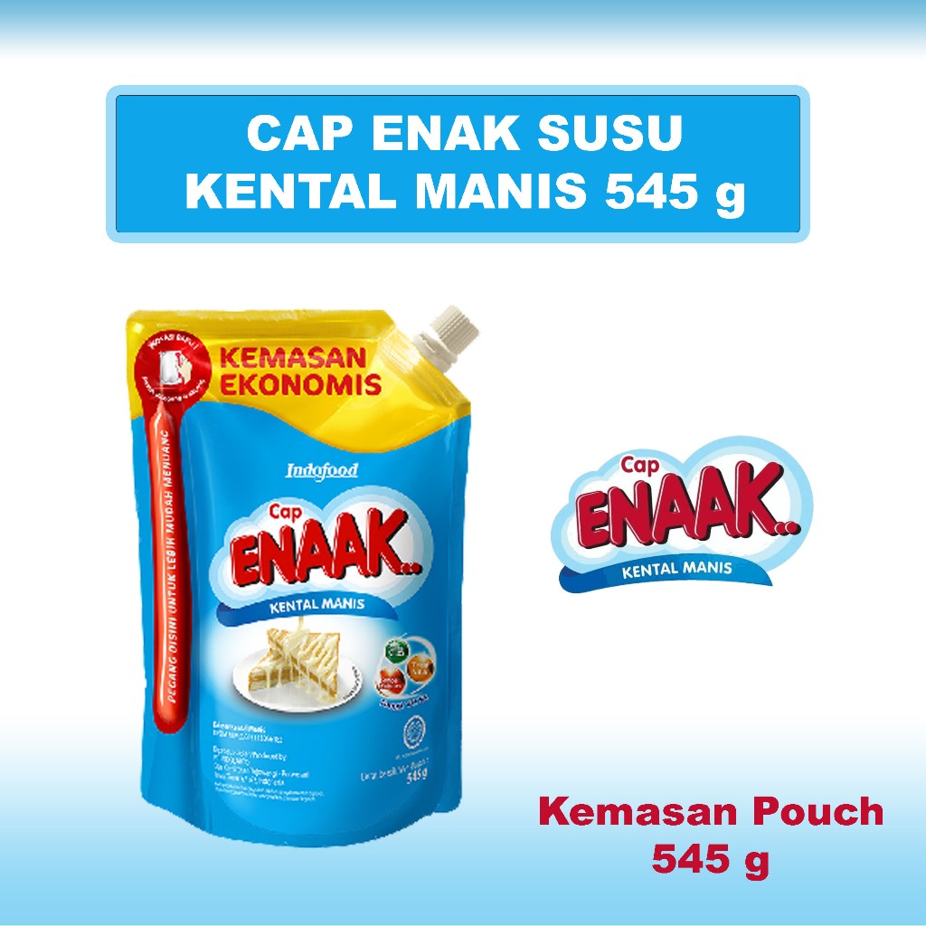 

Cap Enaak Krimer Kental Manis Pouch 545g - Susu Kental Manis