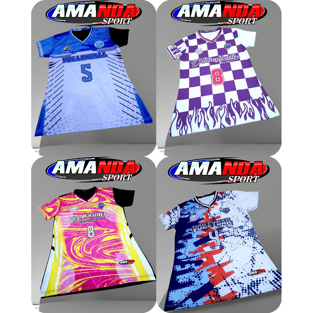 Jersey voli cewek atasan terbaru