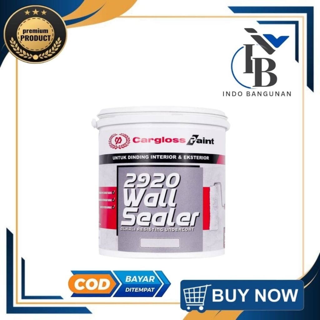 WALL SEALER - CAT DASAR TEMBOK / CAT TEMBOK PUTIH / CAT DASAR / CAT DASAR CARGLOSS