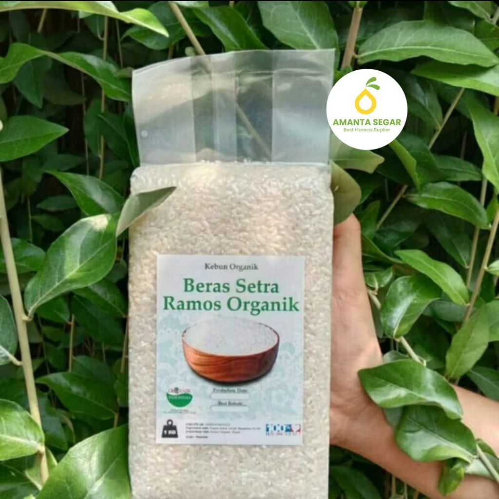 

Beras Setra Ramos Organik Wangi Pulen Premium Organic Rice 1 kg 1000 gram