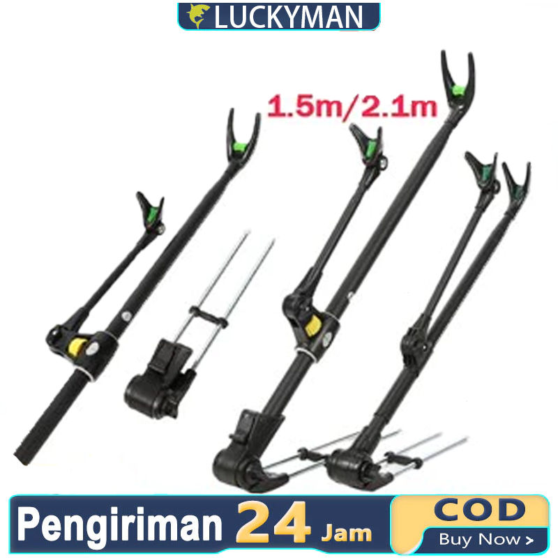 Lacky Man-Bracket dudukan joran tegek jagrak pancing dudukan tegek braket joran dudukna joran joran 