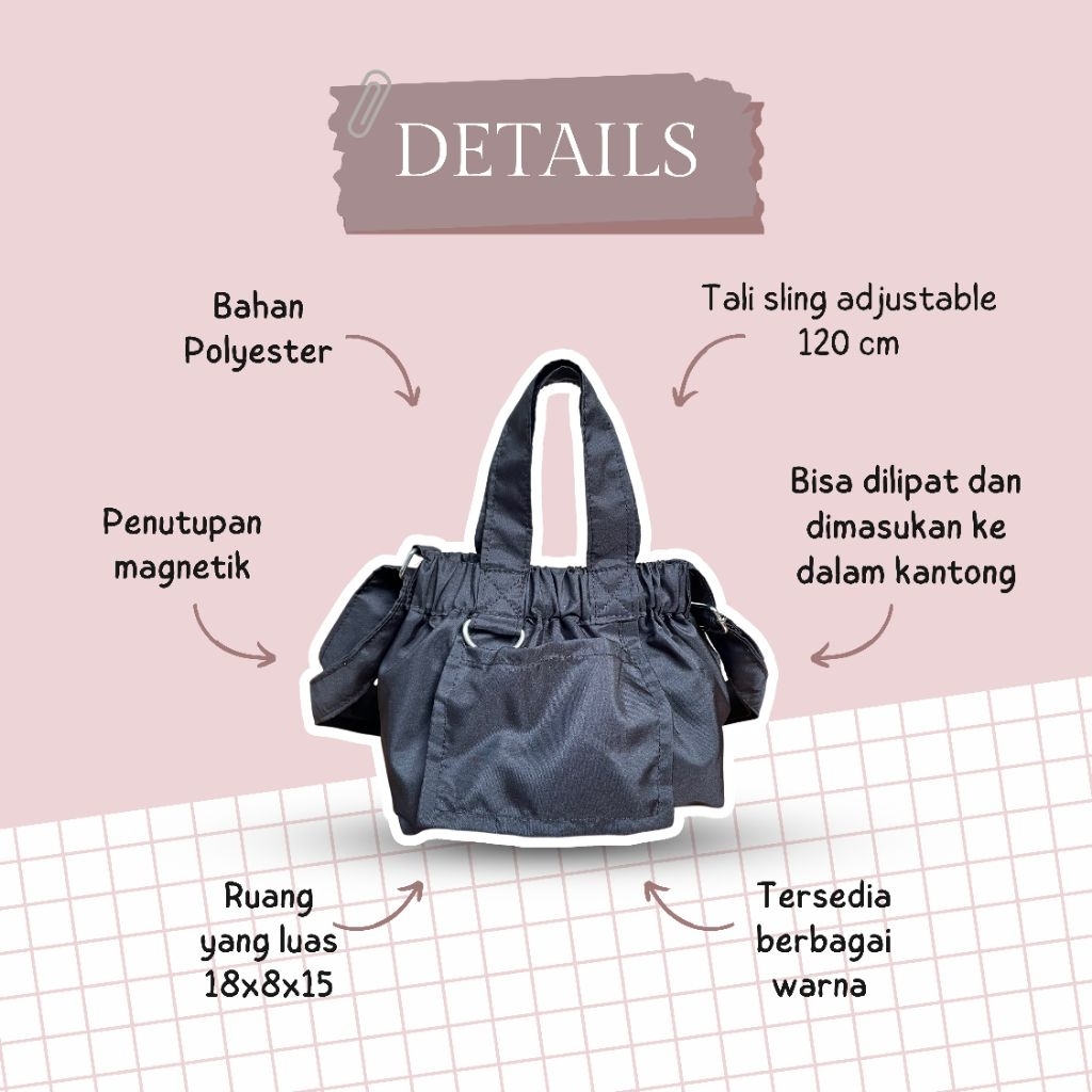 Alana Dumpling Bag | Dumpling Bag by Alana Labels