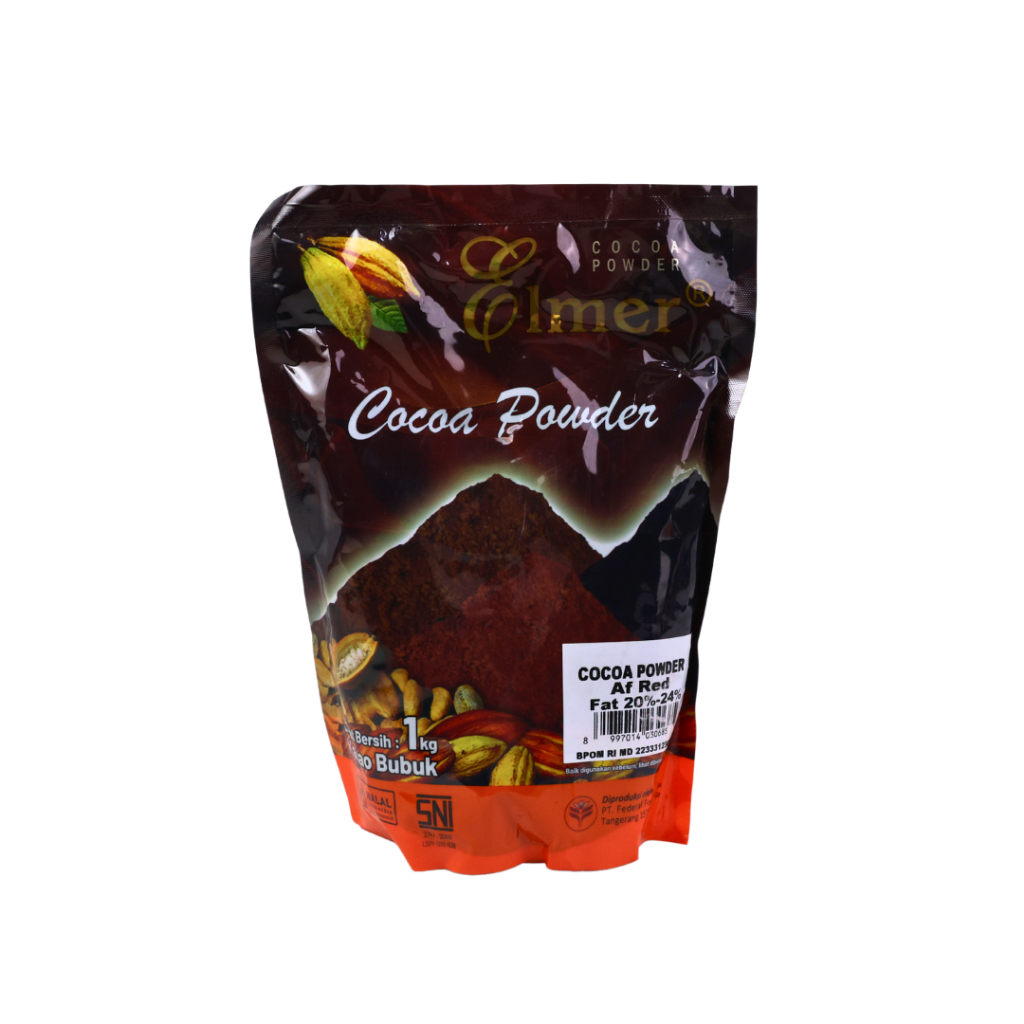 

Elmer cocoa powder coklat black dan red repack