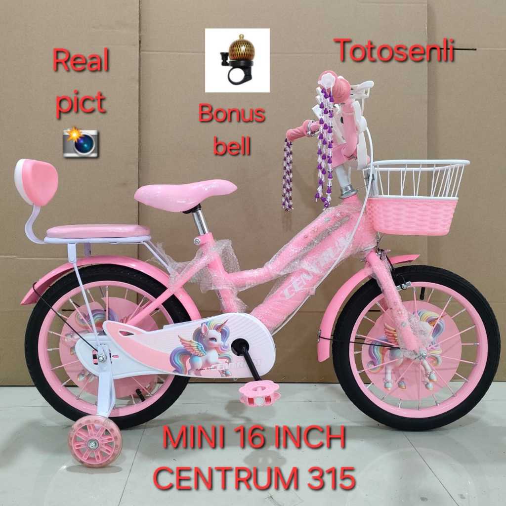 sepeda anak perempuan  16” inch centrum 315 / mini anak 16 inch centrum 315