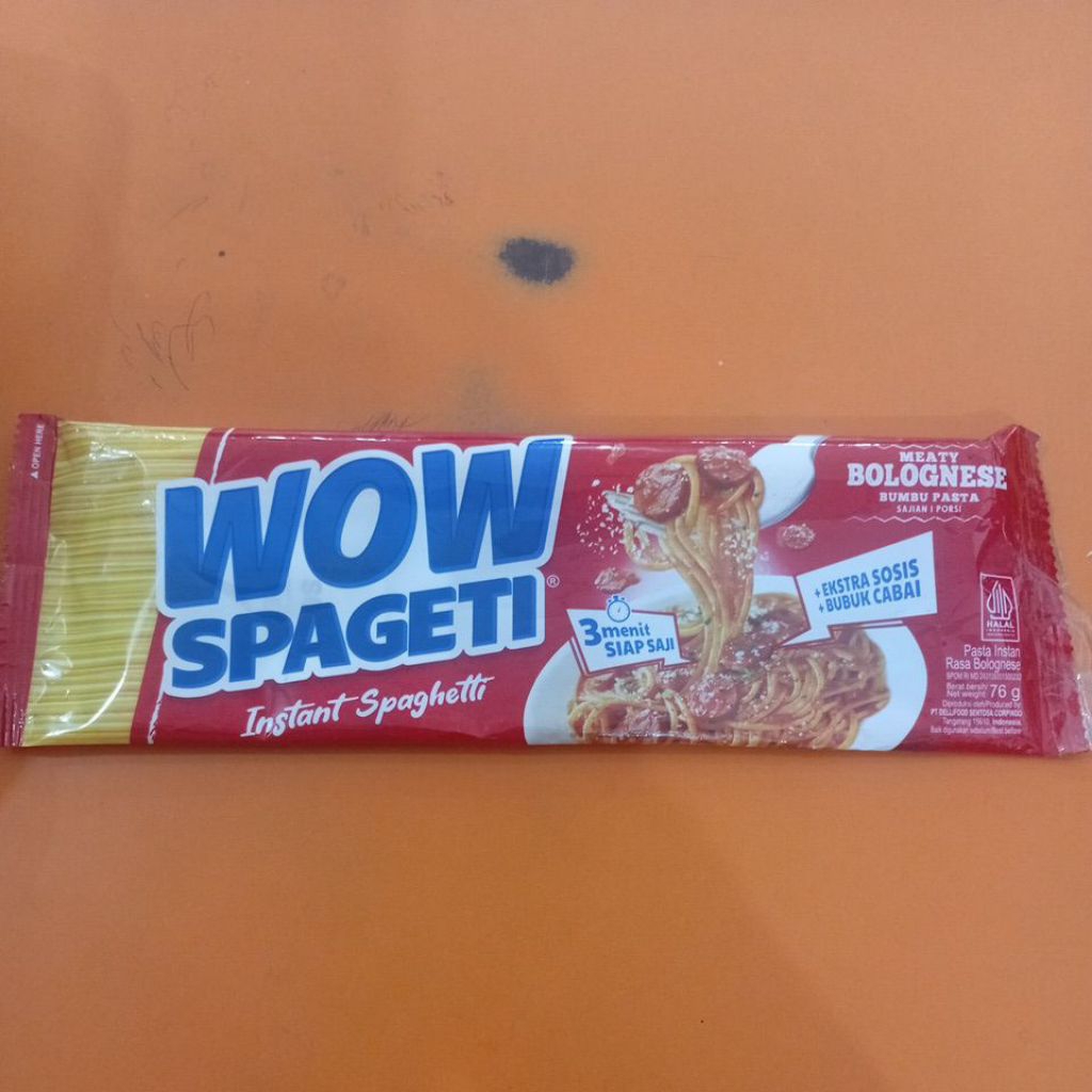

Wow Spageti Instant Spaghetti 76gr