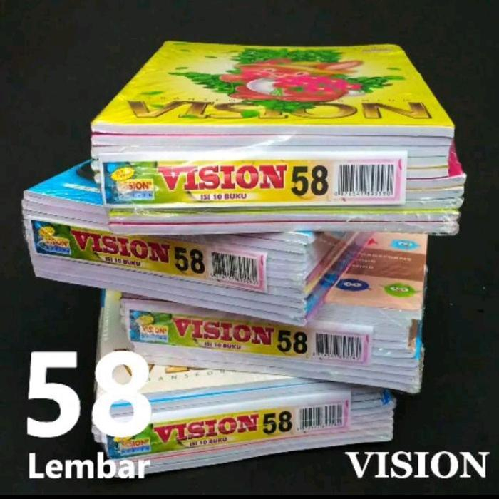 

Vision Buku Tulis 58 Lembar isi 10/Pack