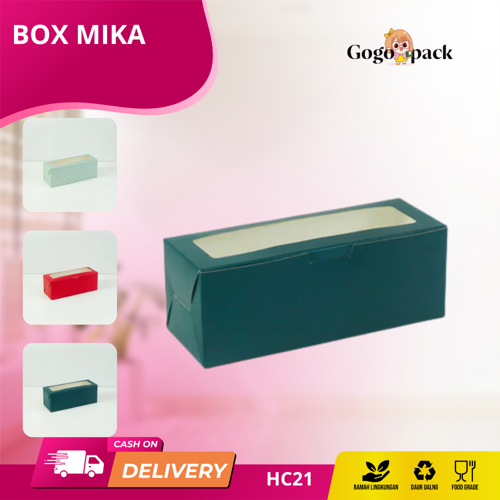 Kotak Roll Cake / Kardus Roll Cake / Box Roll Cake / Kardus Makanan / Box Makanan I HC21