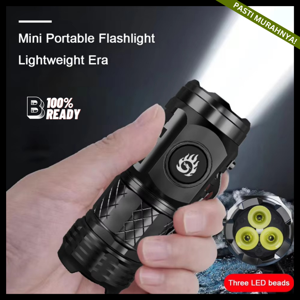 Senter Mini / Senter Anti Air / Senter LED 20W / Senter Mini LED / Senter LED Rechargeable