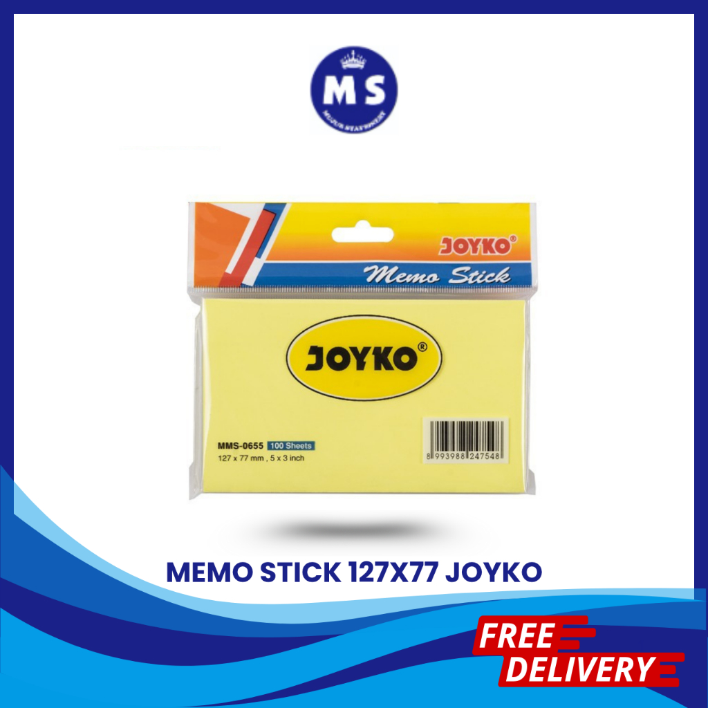 

POST IT/MEMO STICK 127X77 JOYKO MMS-0655