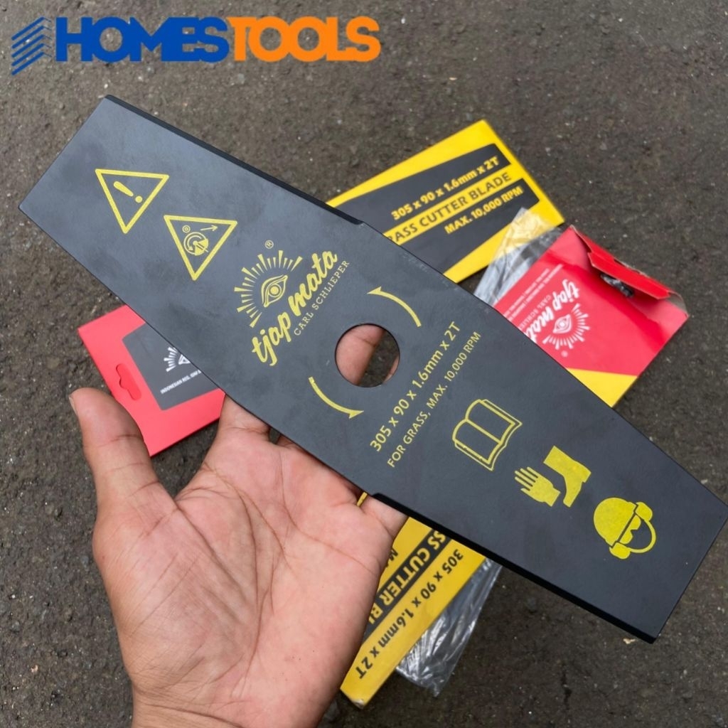 Tjap Mata Pisau Potong Rumput 12 Inch Mata Pisau Tjap Mata Grass Cutter Blade