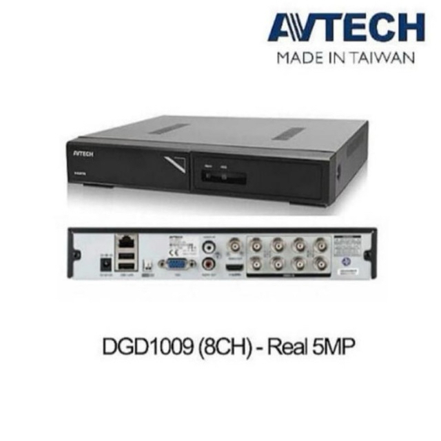 NEW DVR AVTECH 5MP 8CH DGD1009 / DGD 1009 ORIGINAL AVTECH RE