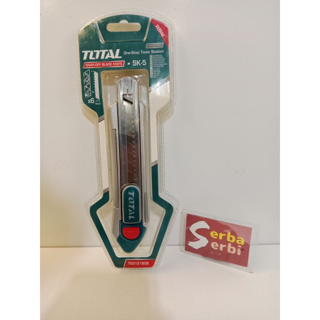 

-TG5121806 TOTAL-Pisau cutter snap off blade serbaguna Total