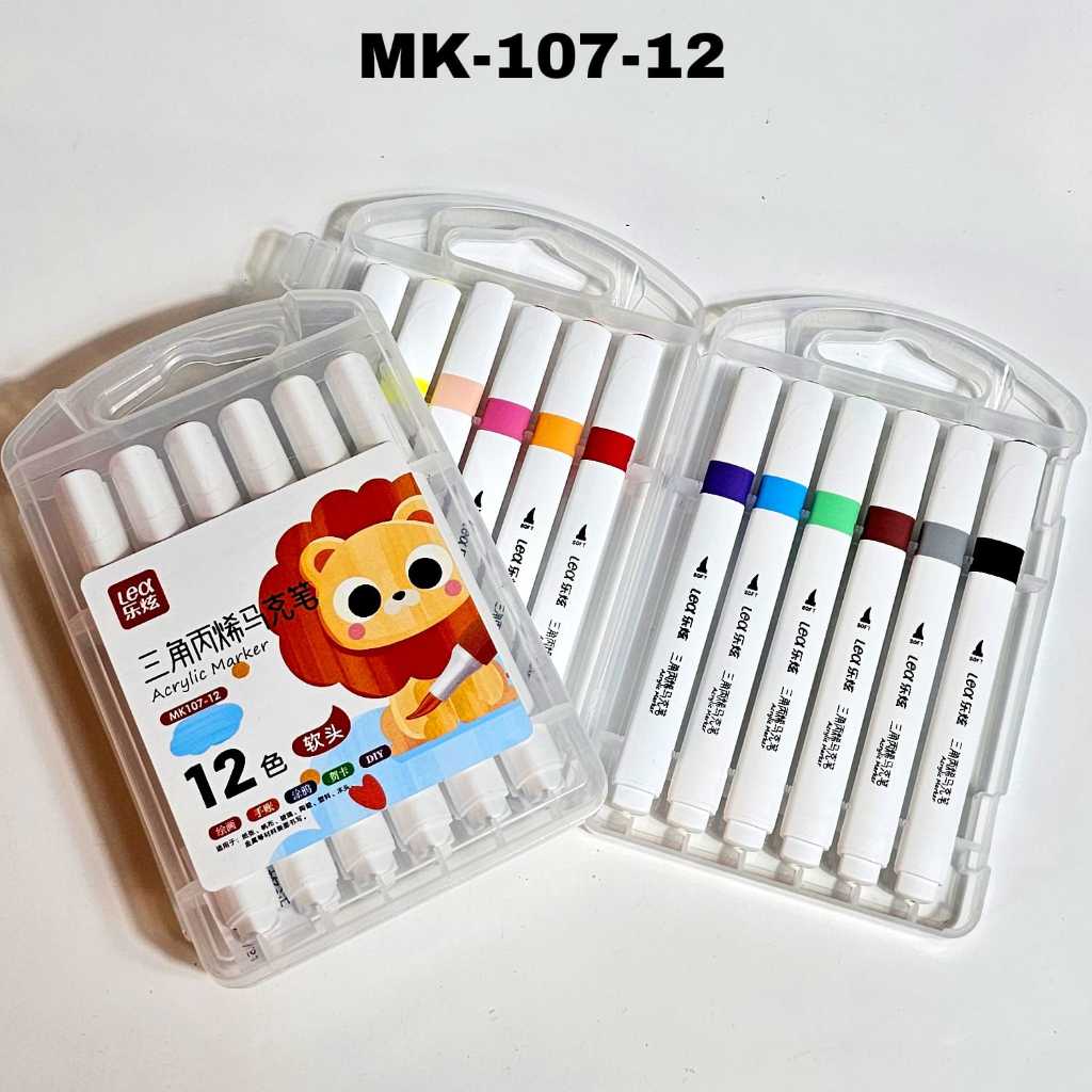 

SOS Spidol Warna Brush Tip MK107-12/Color Marker/Brush Pen/Spidol Warna