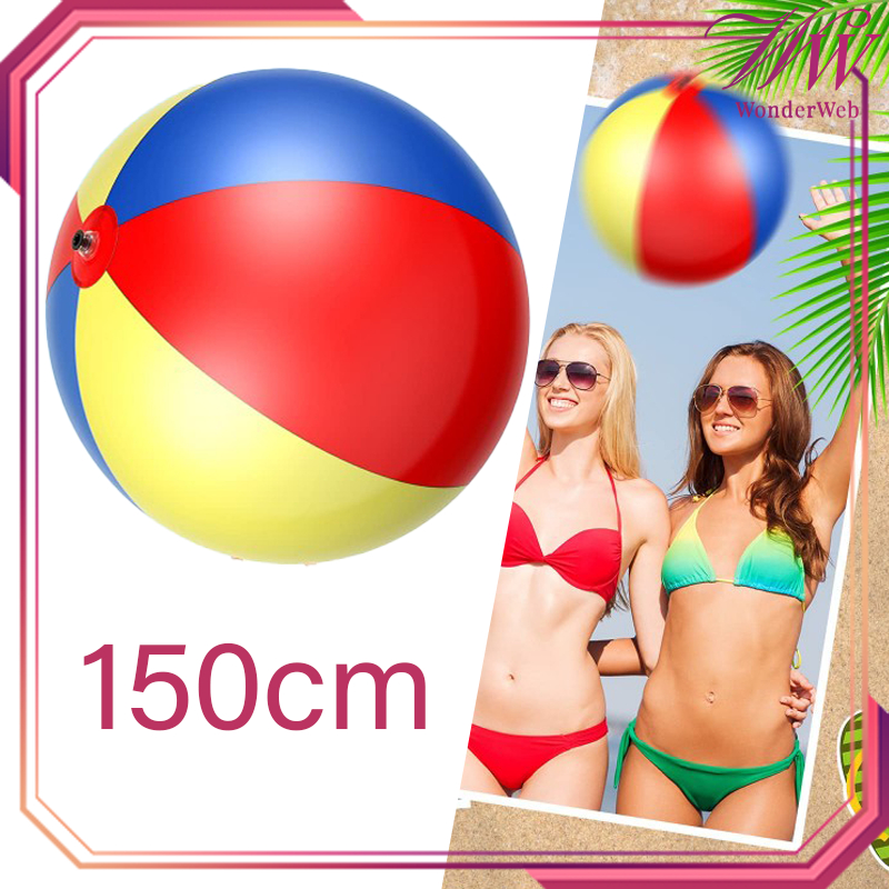 150cm Bola Pantai Besar Jumbo Warna Bola Pantai Jumbo Bola Pantai Raksasa Giant Beach Ball