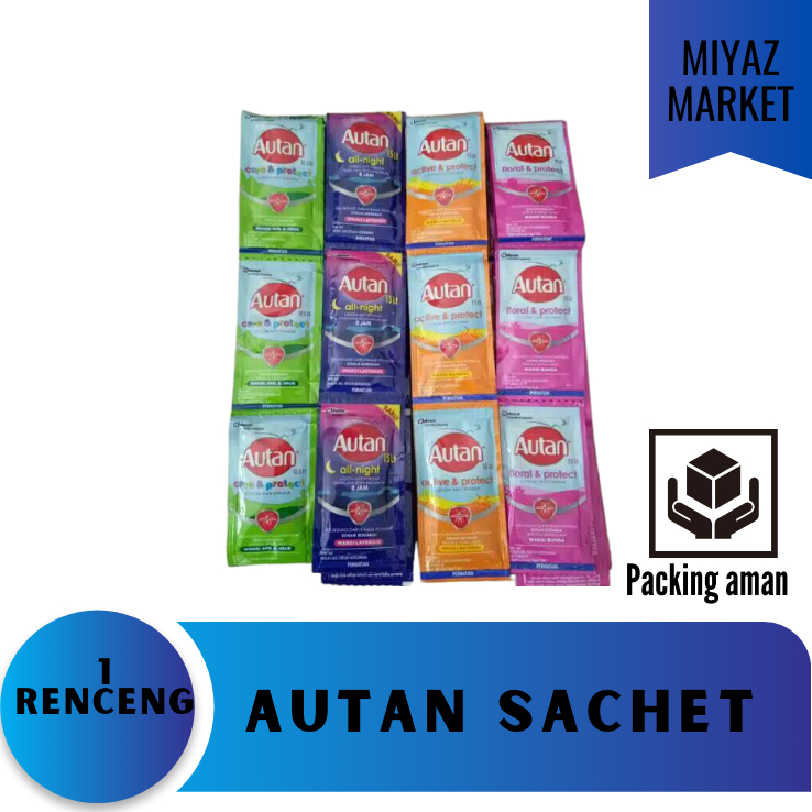 ❤MIYAZMARKET❤ Autan Anti Nyamuk Sachet / Autan Lotion Anti Nyamuk Renceng / Autan Renteng 12'