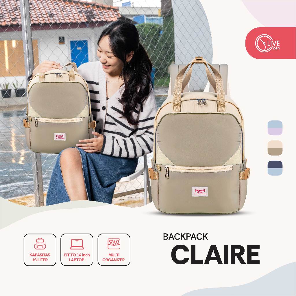 Evernext Women - Tas Ransel Wanita - Claire
