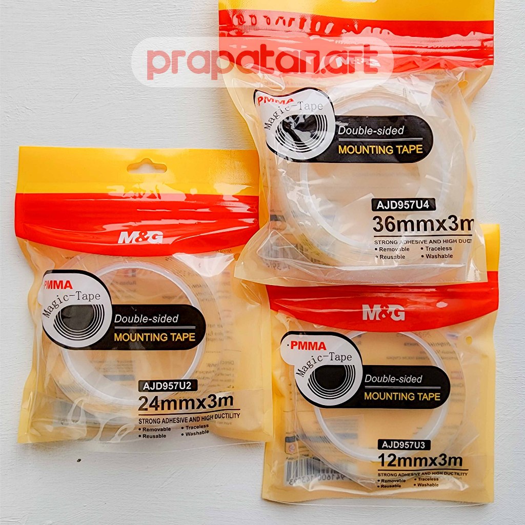 

M&G Magic Transparent Double Tape - Mounting Tape | Perekat Dua Sisi | Selotip