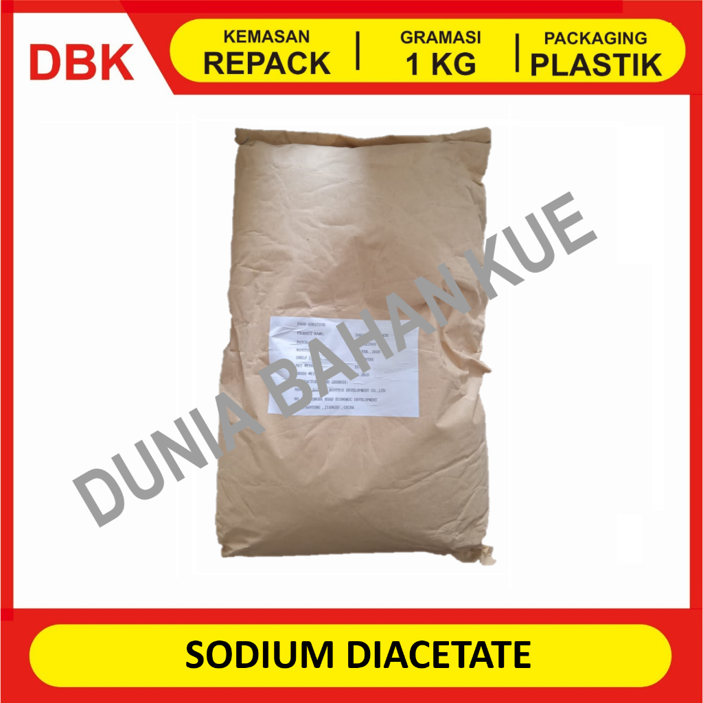

SODIUM DIACETATE FOOD GRADE / NATRIUM DIASETAT - REPACK 1 KG