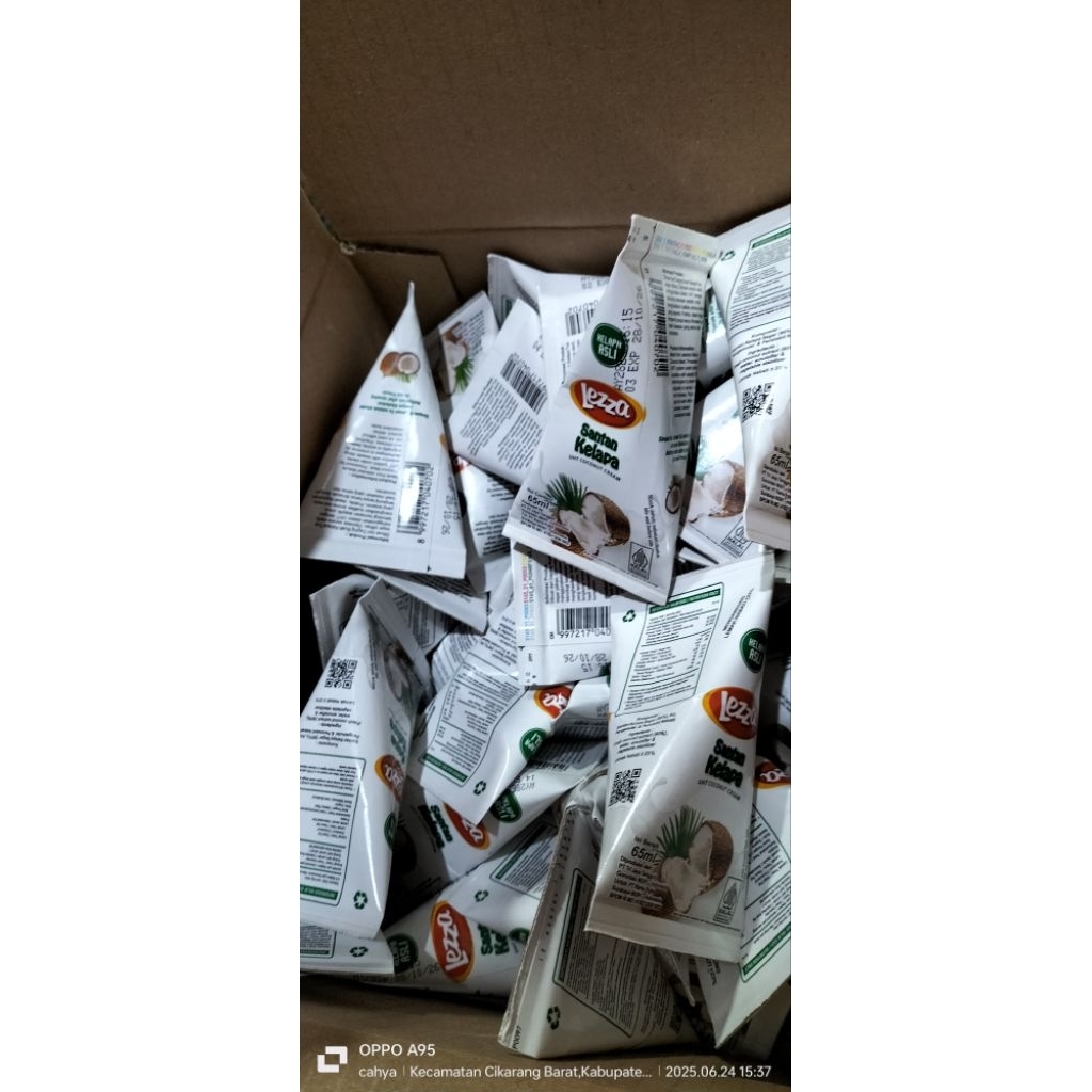 

santan kara lezza 1 dus isi 36 pcs