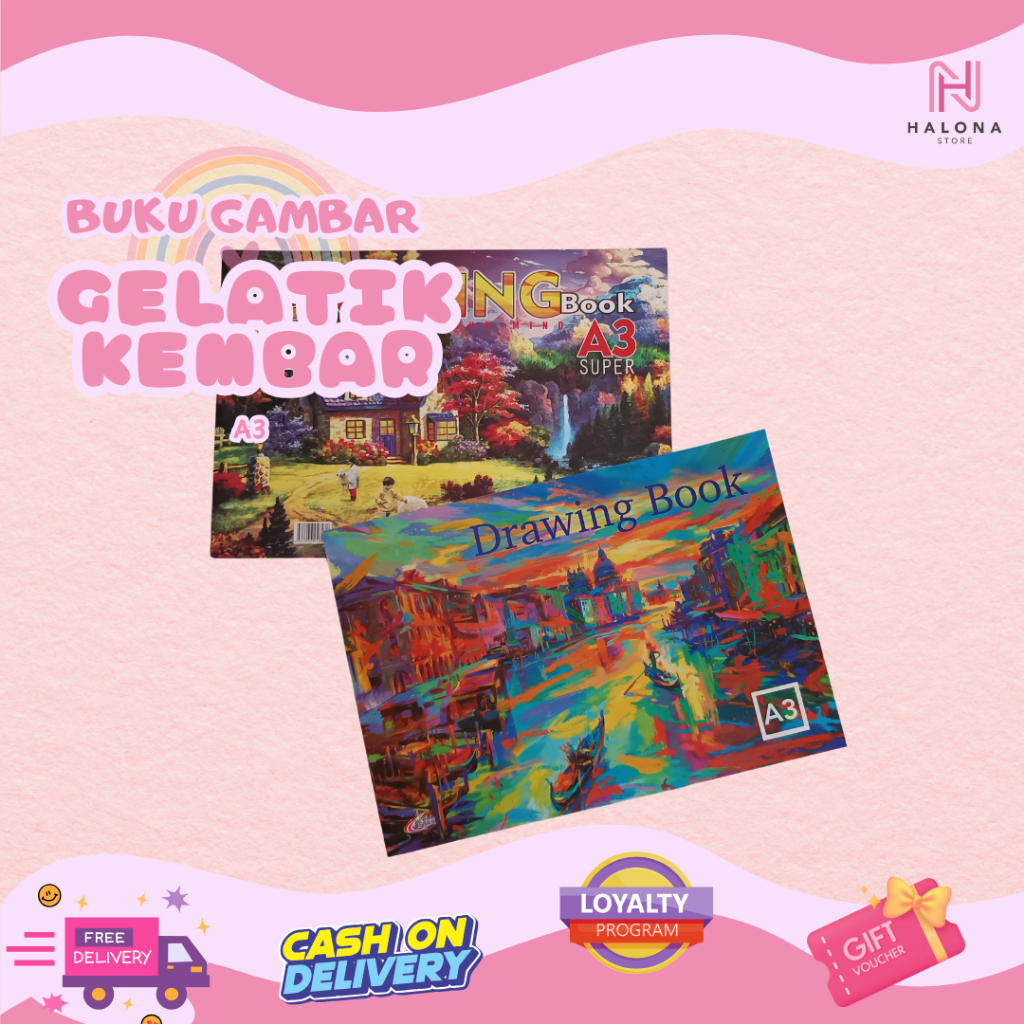 

1PCS Buku Gambar A3 Gelatik Kembar
