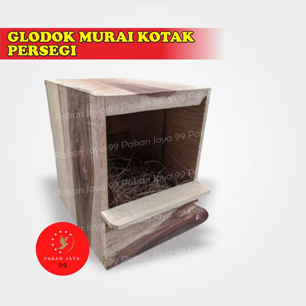 READY GLODOK MURAI KOTAK PERSEGI  RUMAH TERNAK BREEDING BURUNG KACER CUCAK ROWO BEO PINTU BELAKANG