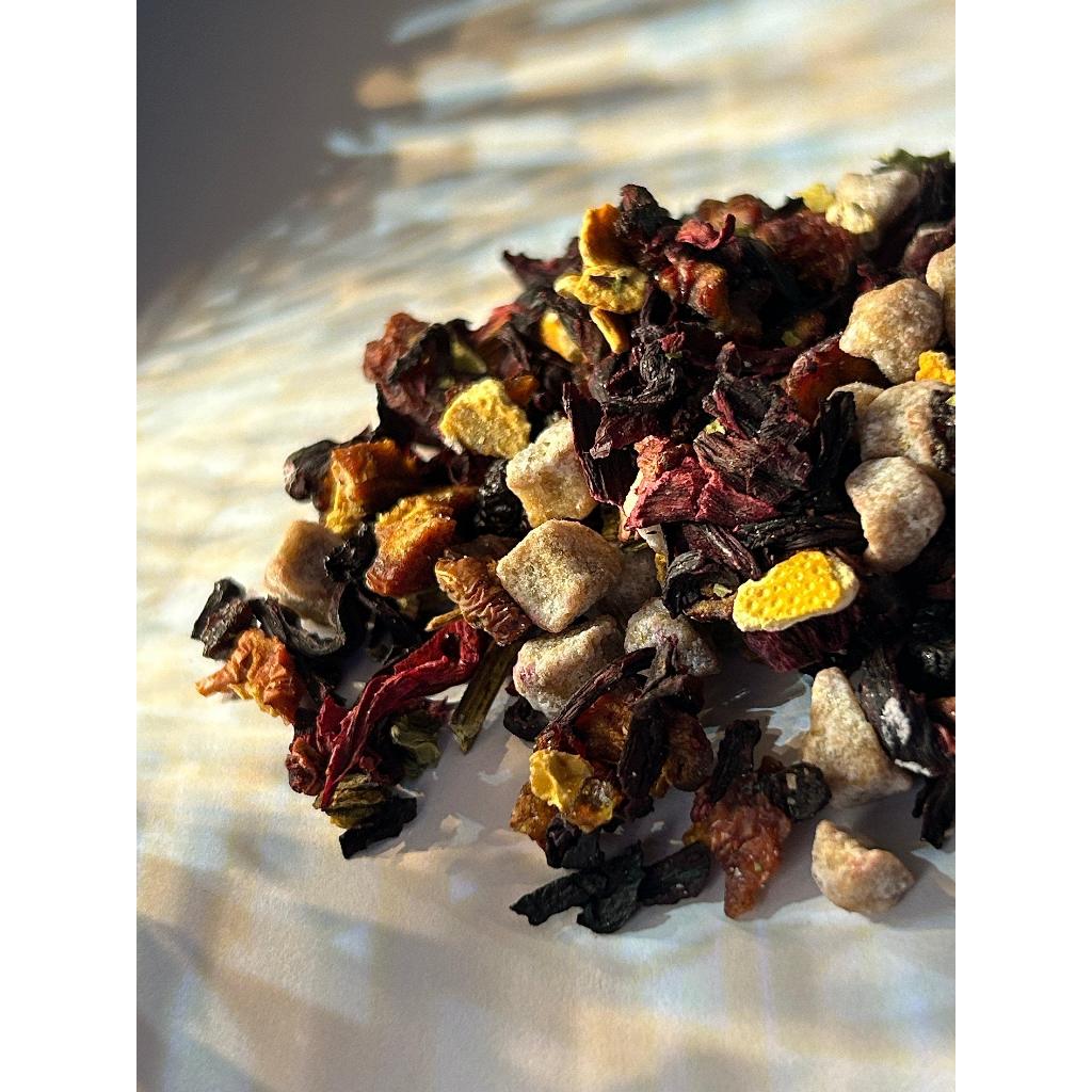 

Teh Bunga Strawberry Vanilla Hibiscus | Rasa Kue Stroberi & Krim