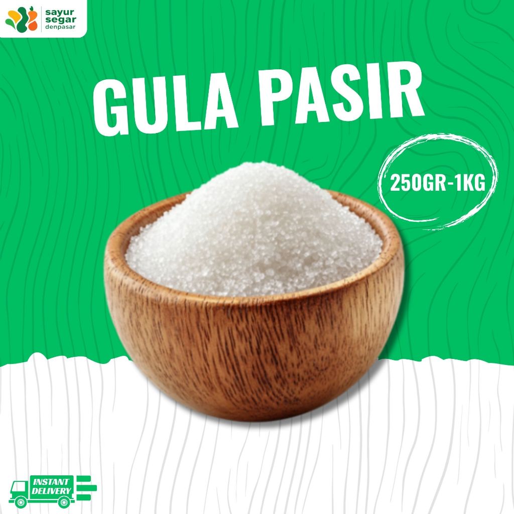 

Gula Pasir 250gr-1kg - Sayur Segar Denpasar