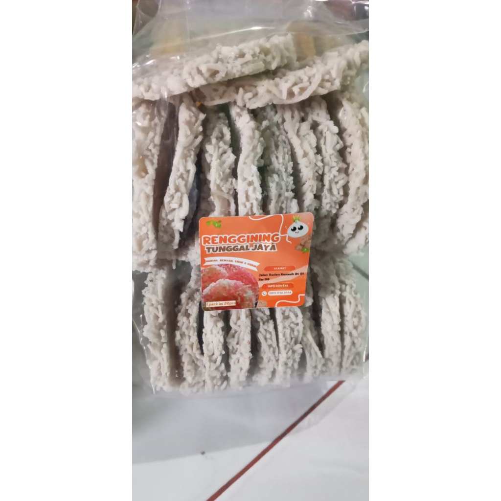 

Renggining tepung beras isi 20pcs asli khas bogor