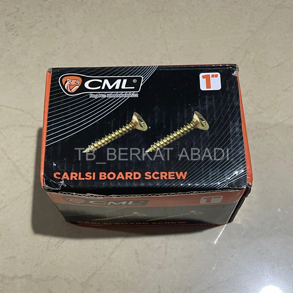 [Per 1000 PCS] Sekrup GRC Camel / Sekrup Gipsum / Sekrup Kuning GRC Kalsi Calciboard 1”