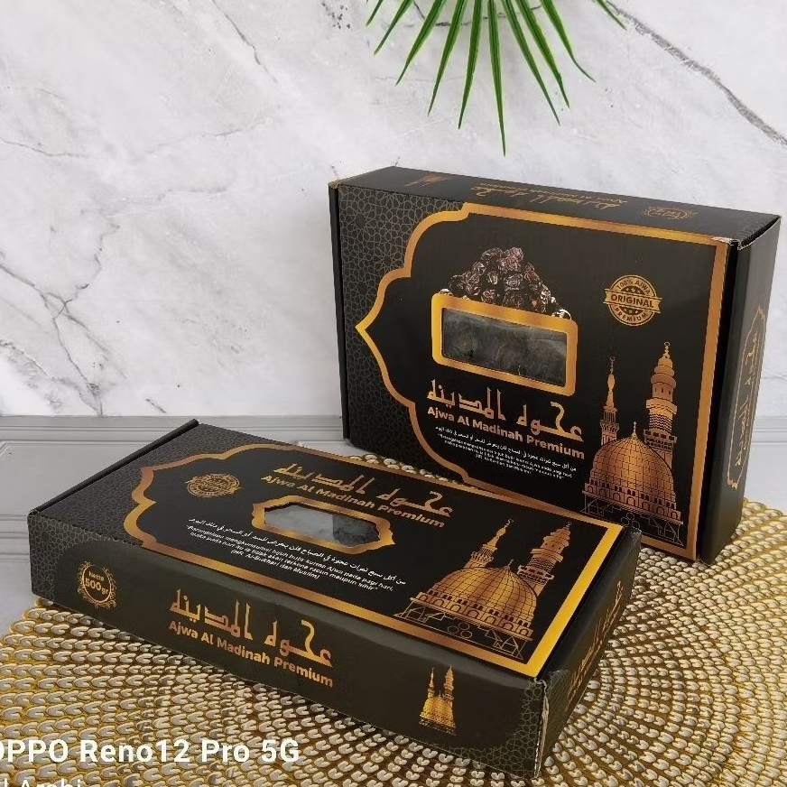 

kurma Ajwa Al Madinah kemasan dus 500grm.
