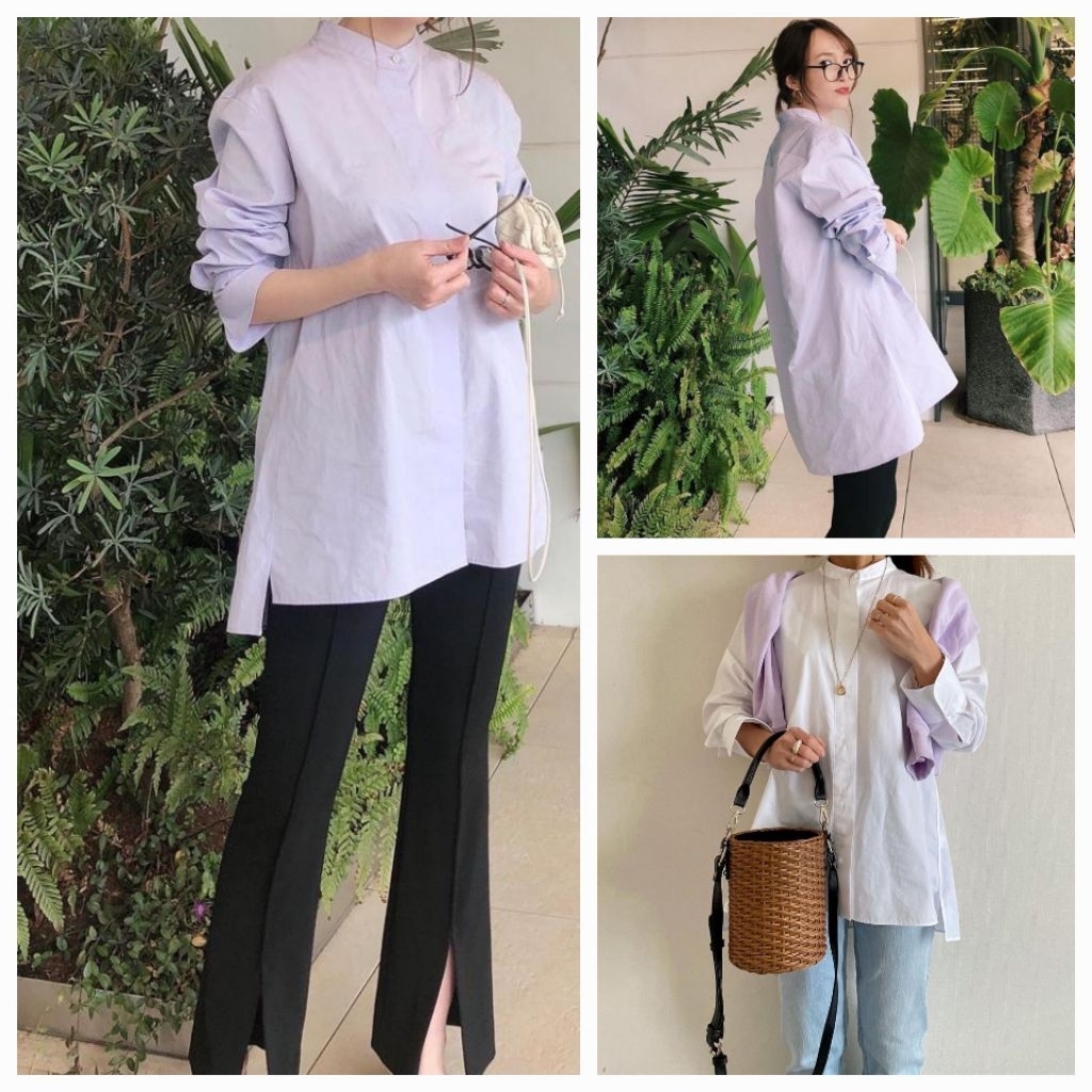 JIL SANDER X UNIQLO supima cotton shirt kemeja