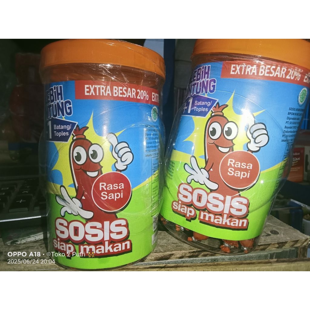 

Sosis SONICE 1 toples siap makan