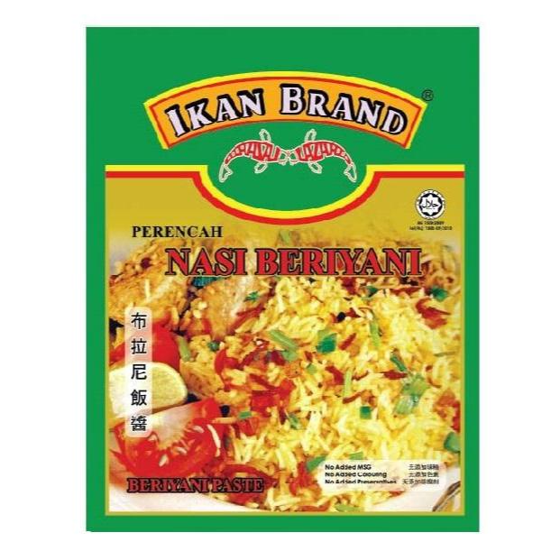 

pasta nasi briyani beriyani ikan brand 100