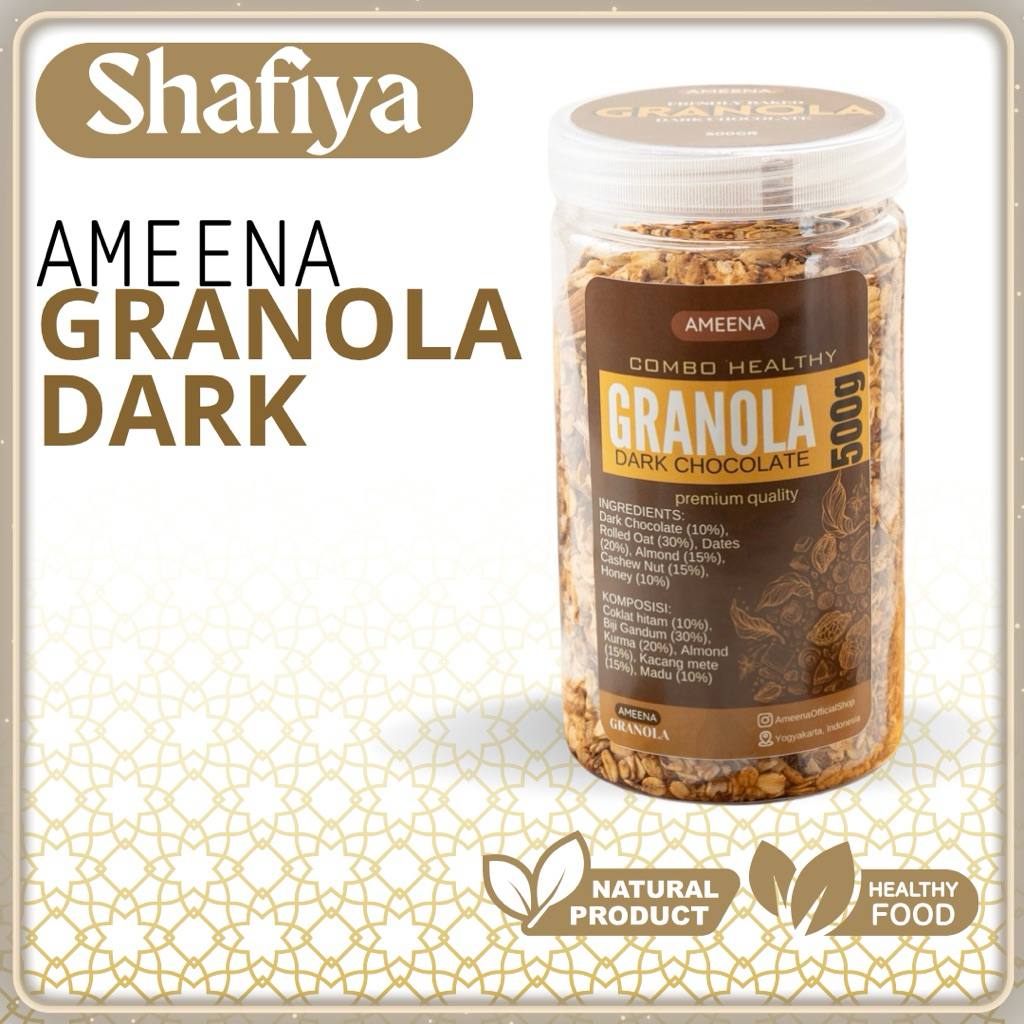 

Granola Dark Chocolate 500gr | Ameena Premium Quality