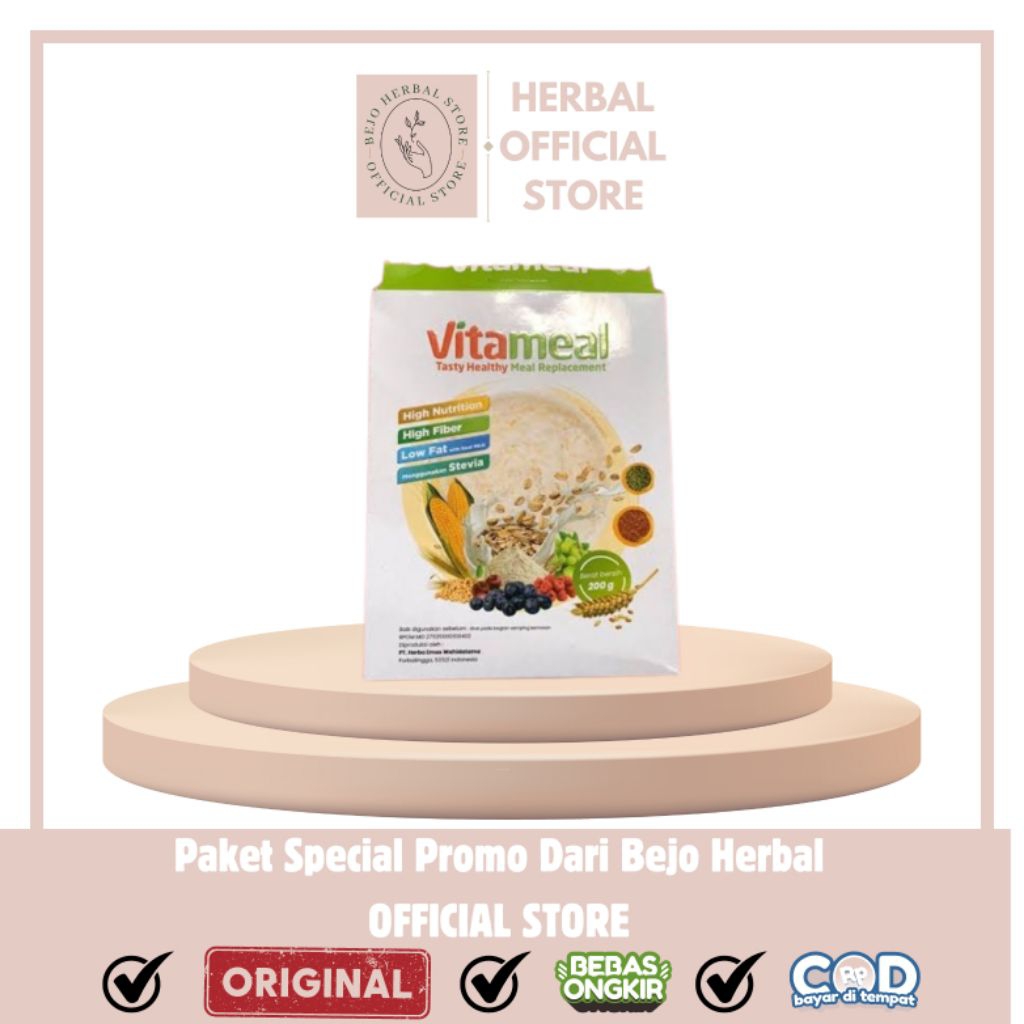 

VITAMEAL Sereal Sehat Multigrain Ampuh Bantu Turunkan Gula Darah Tinggi & Kadar Gulai
