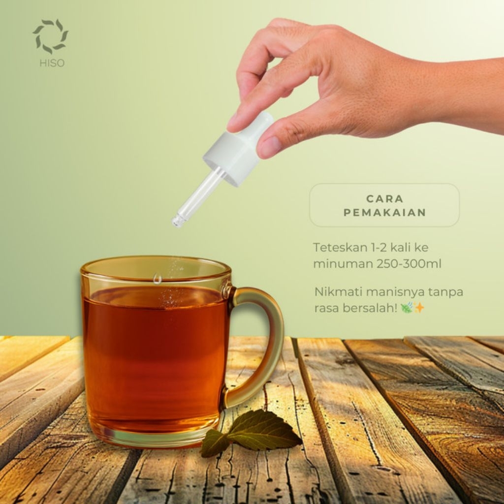 

[SB] HISO Stevia Liquid 15 ml– Manis Alami Sehat Tanpa Kalori! (dengan kadar gula 0 dan kalori 0) [SB]