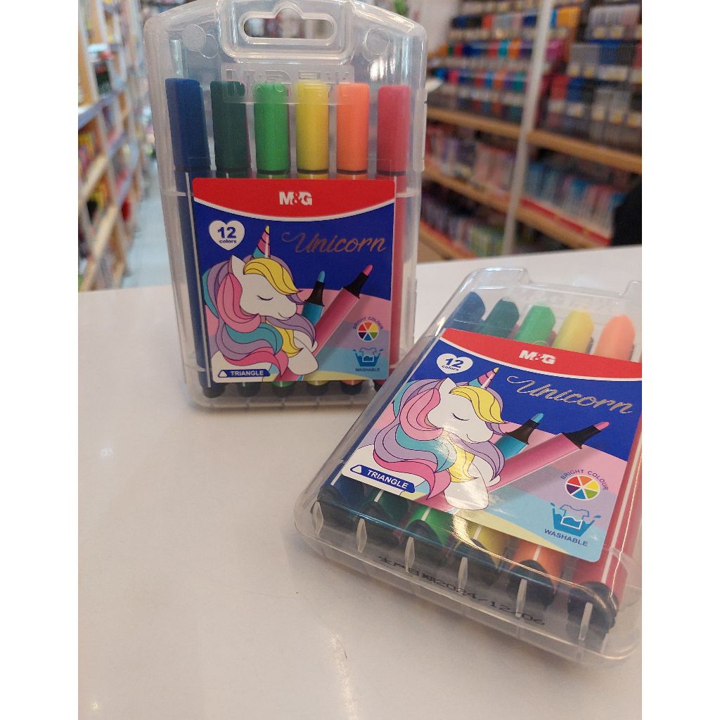 

M&G UNICORN WATER COLOR PEN WASHABLE TRIANGLE