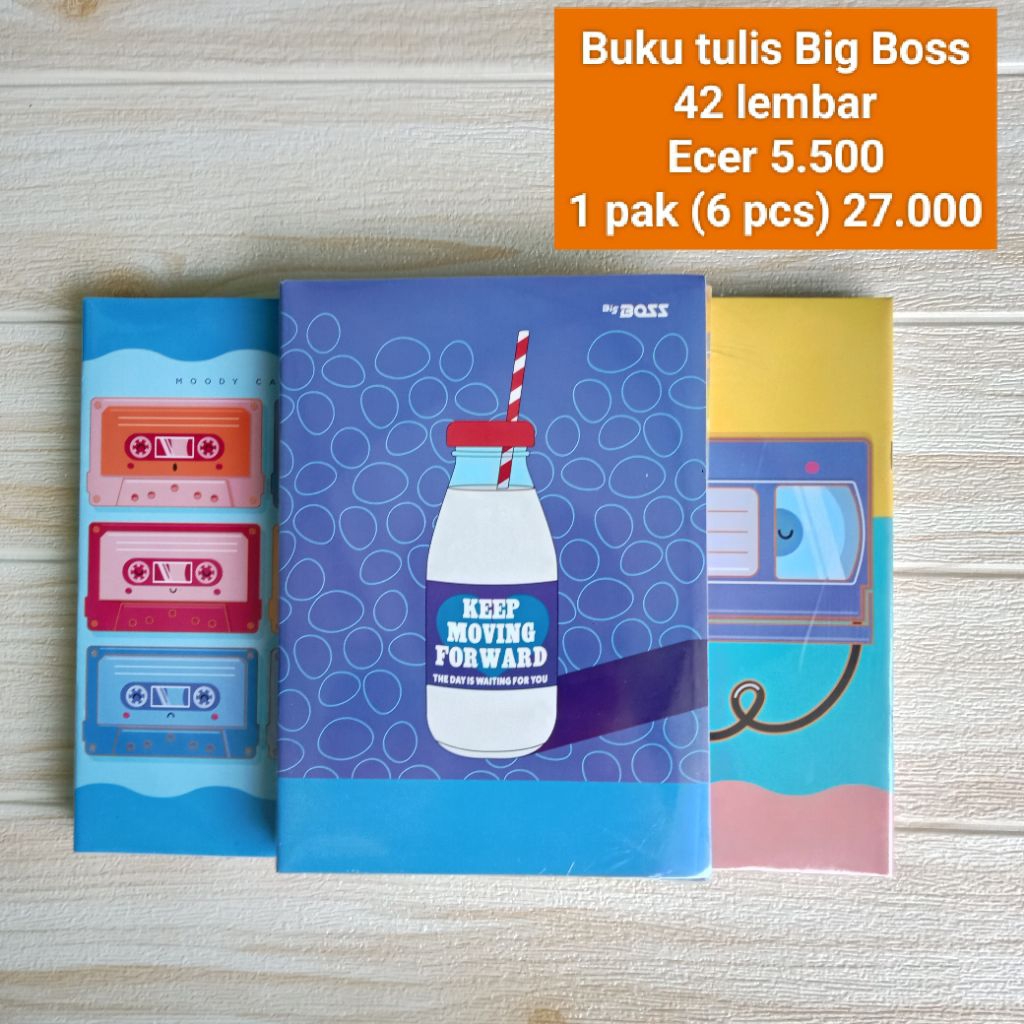 

Buku tulis big boss 42 lembar READY STOK SIAP KIRIM