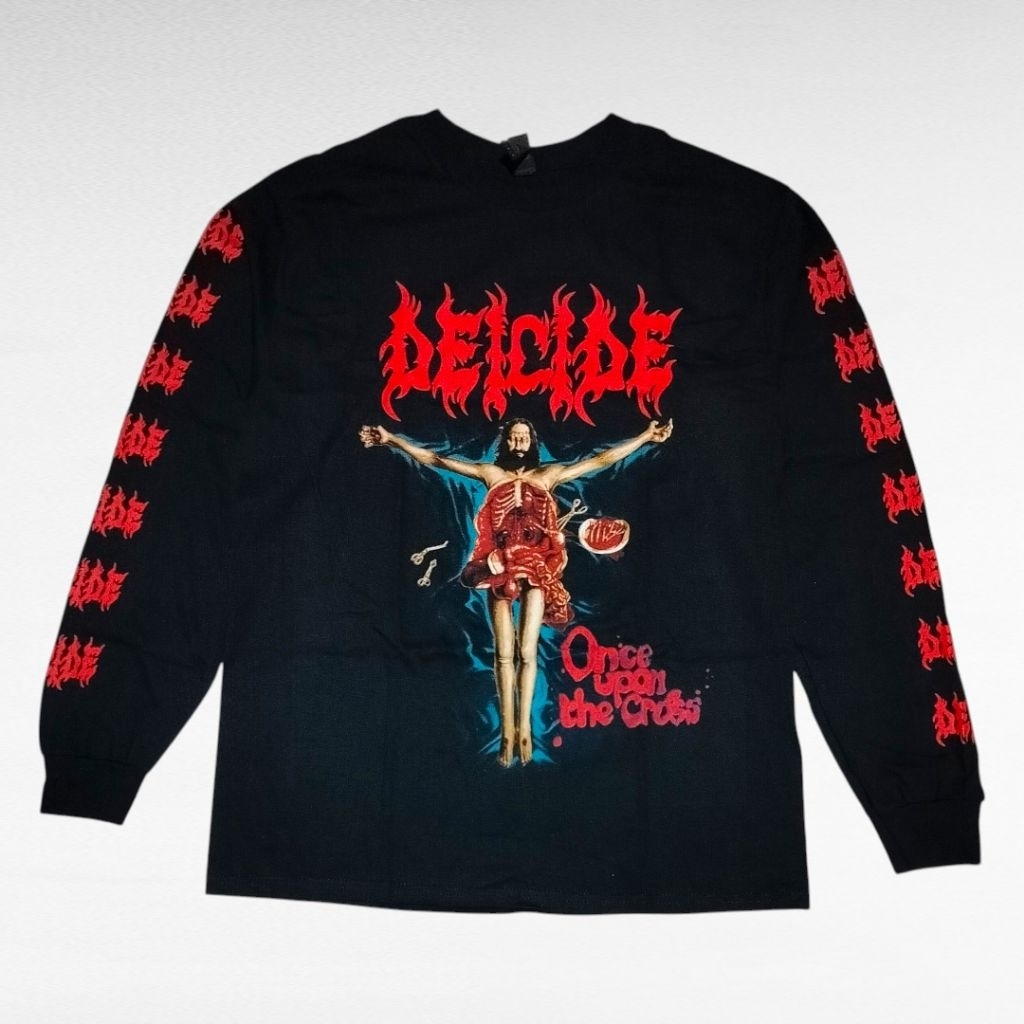 Long Sleeve DEICIDE - ONCE UPON THE CROSS BLACK
