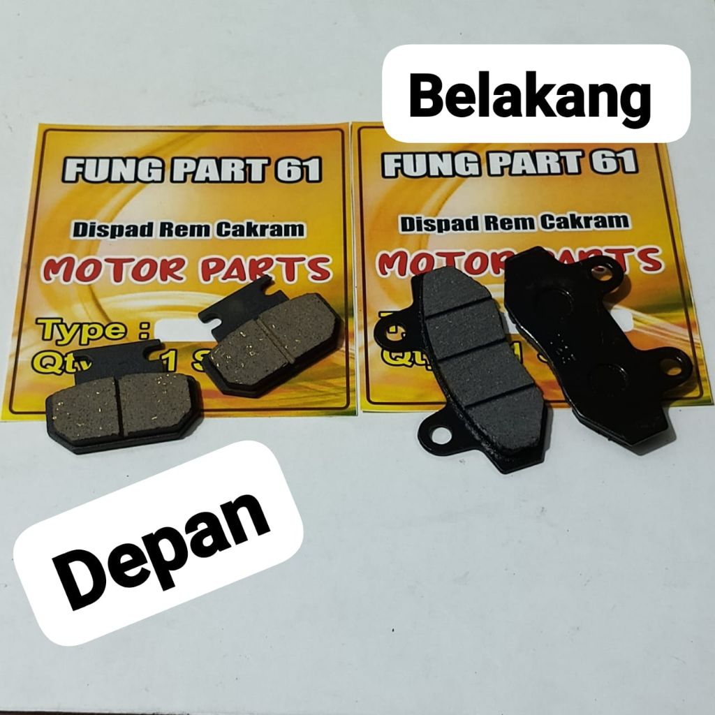 KAMPAS REM VOLTA 403 MANDALA / SEPAKET DEPAN BELAKANG VOLTA MANDALA 403