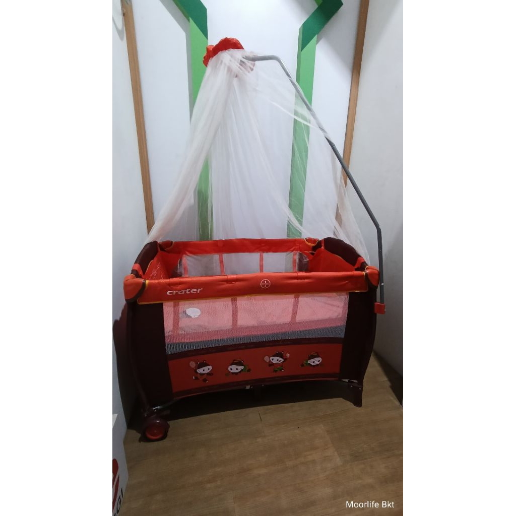 Box Bayi Crater Preloved Kondisi 90% Like New Free Kasur Bayi
