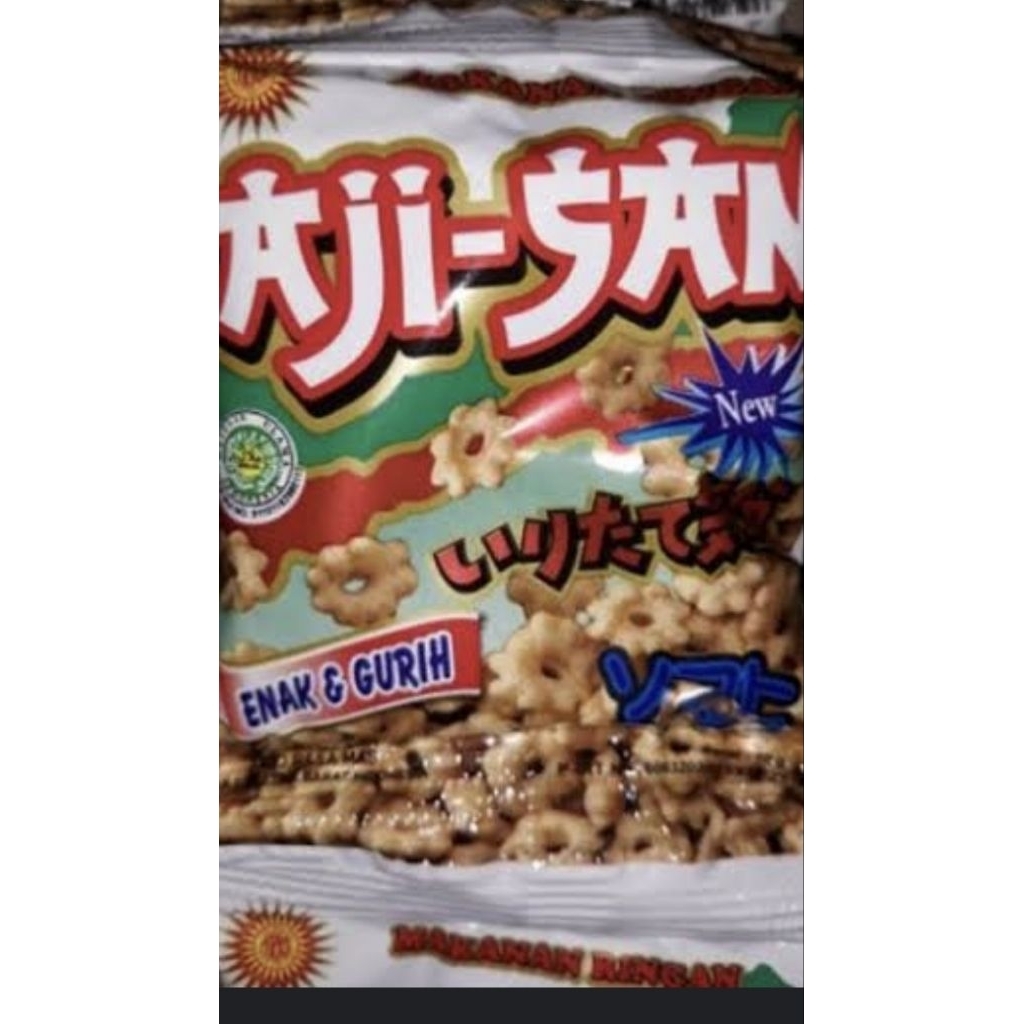

<perpack>snack jadul ajisan 1pack isi 10pcs x 8gram..