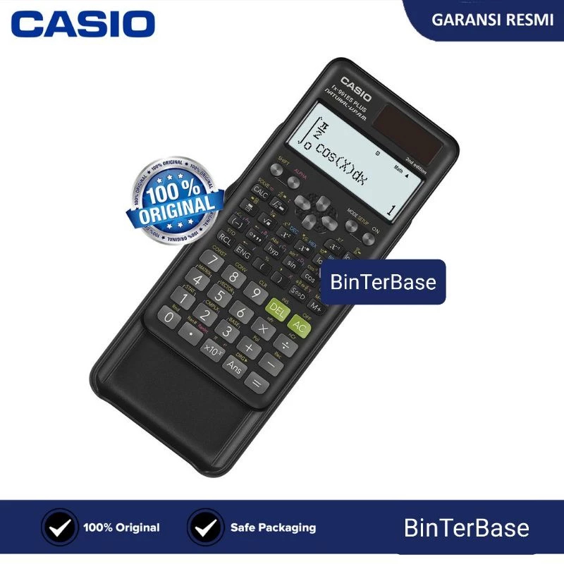 

Kalkulator CASIO FX-991ES PLUS Scientific Calculator Ilmiah FX 991 ES Ori 100% original garansi Resmi Authentic