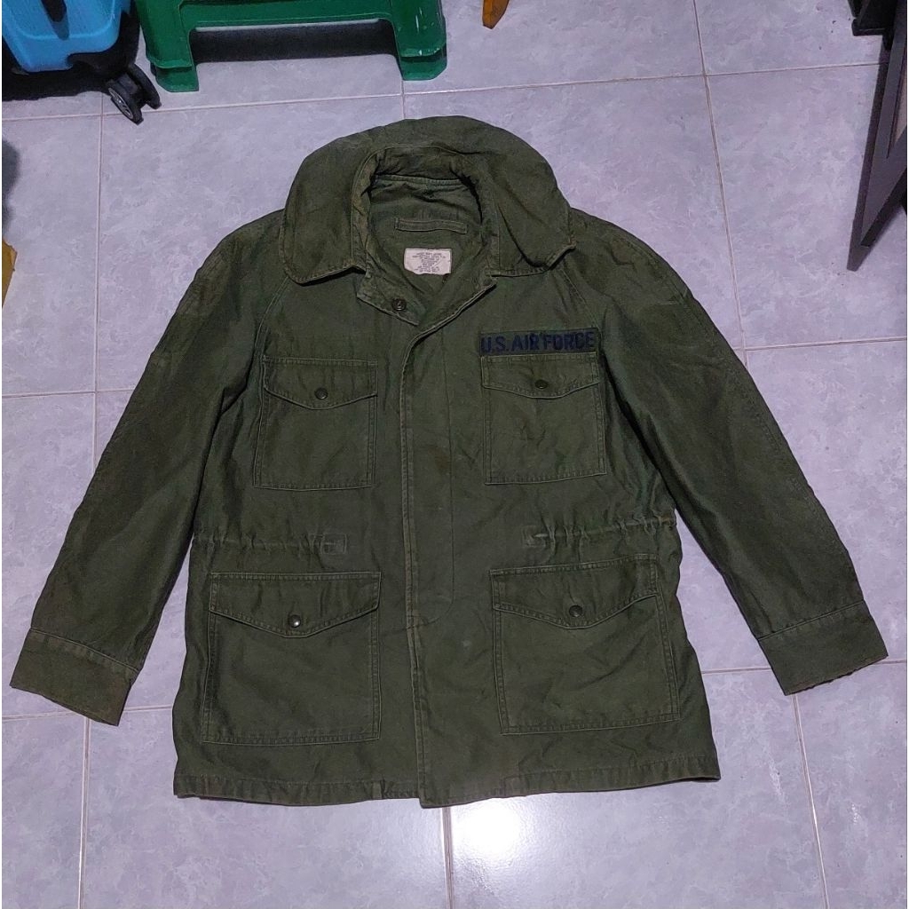 JAKET ARMY M65 US AIR FORCE OG 107 VIETNAM WAR