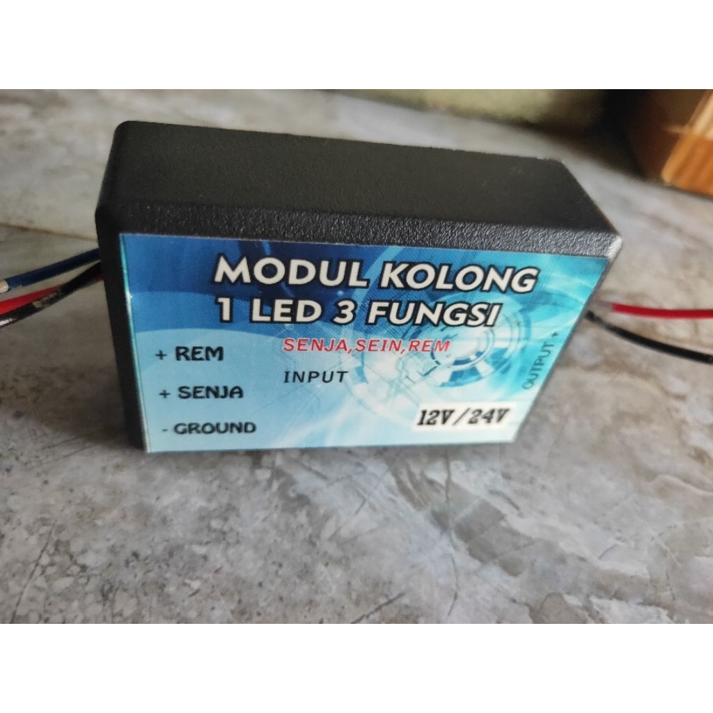 Modul Kolong 1 Lampu 3 fungsi 12/24 Volt