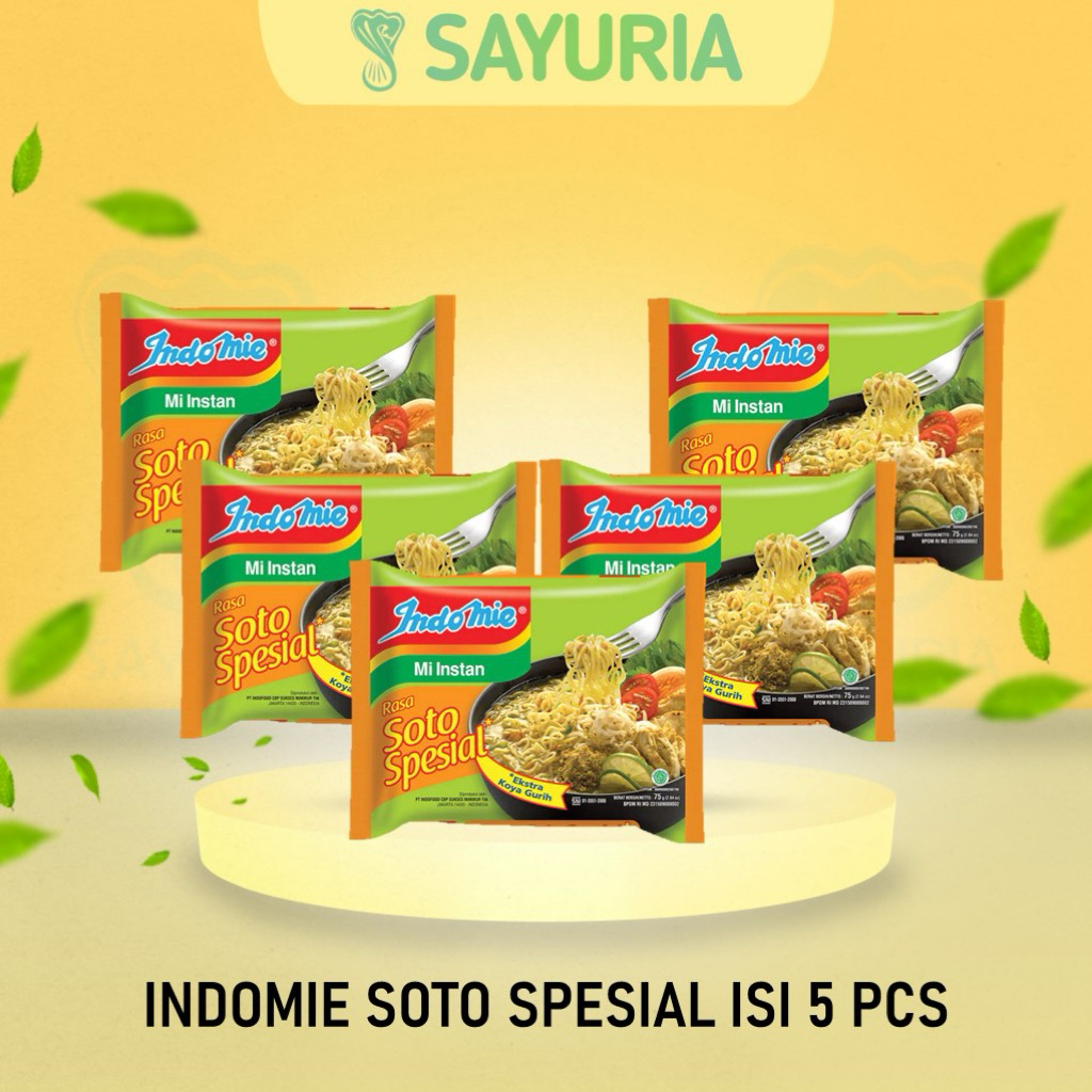 

INDOMIE SOTO SPESIAL ISI 5 PCS